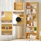 Modern 6 Tier Bookshelf Open Storage Display Shelf Freestanding Bookcase